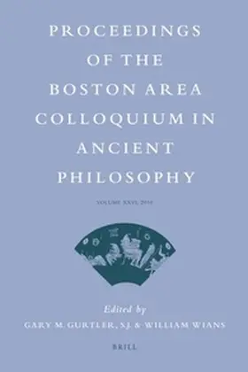 Gurtler / Wians |  Proceedings of the Boston Area Colloquium in Ancient Philosophy | Buch |  Sack Fachmedien