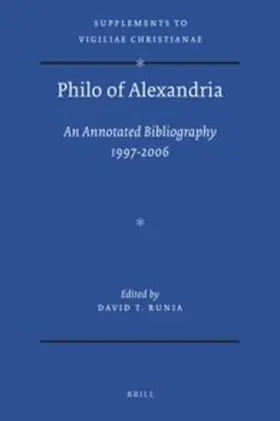Runia |  Philo of Alexandria | Buch |  Sack Fachmedien