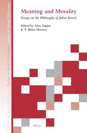 Tapper / Mooney |  Meaning and Morality | Buch |  Sack Fachmedien