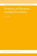 Staffans |  Evidence in European Asylum Procedures | Buch |  Sack Fachmedien