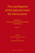Jalloh / Meisenberg |  The Law Reports of the Special Court for Sierra Leone | Buch |  Sack Fachmedien
