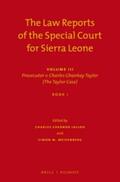 Jalloh / Meisenberg |  The Law Reports of the Special Court for Sierra Leone | Buch |  Sack Fachmedien