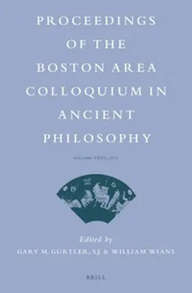 Gurtler / Wians |  Proceedings of the Boston Area Colloquium in Ancient Philosophy | Buch |  Sack Fachmedien