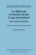 Giraudeau |  Les Différends Territoriaux Devant Le Juge International | Buch |  Sack Fachmedien
