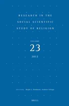  Research in the Social Scientific Study of Religion, Volume 23 | Buch |  Sack Fachmedien