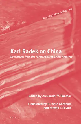 Pantsov |  Karl Radek on China | Buch |  Sack Fachmedien