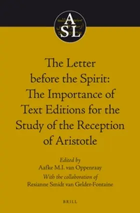  The Letter before the Spirit | Buch |  Sack Fachmedien