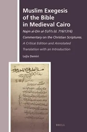 Demiri |  Muslim Exegesis of the Bible in Medieval Cairo | Buch |  Sack Fachmedien