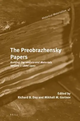 Gorinov / Day |  The Preobrazhensky Papers | Buch |  Sack Fachmedien