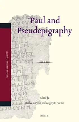 Porter / Fewster |  Paul and Pseudepigraphy | Buch |  Sack Fachmedien