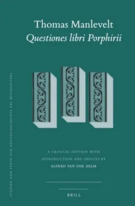Van der Helm |  Thomas Manlevelt - Questiones Libri Porphirii | Buch |  Sack Fachmedien