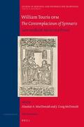 MacDonald / McDonald |  William Touris Ofm, the Contemplacioun of Synnaris: Late-Medieval Advice to a Prince | Buch |  Sack Fachmedien