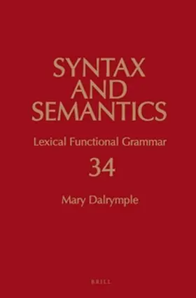 Dalrymple |  Lexical Functional Grammar | Buch |  Sack Fachmedien
