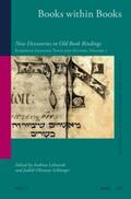 Lehnardt / Olszowy-Schlanger |  Books Within Books: New Discoveries in Old Book Bindings. European Genizah Texts and Studies Volume 2 | Buch |  Sack Fachmedien