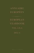  European Yearbook / Annuaire Européen, Volume 60a (2012) | Buch |  Sack Fachmedien