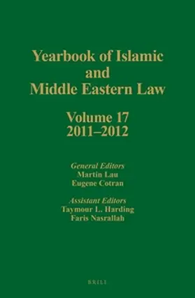 Lau / Cotran |  Yearbook of Islamic and Middle Eastern Law, Volume 17 (2011-2012) | Buch |  Sack Fachmedien