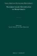 Kotzé / Marauhn |  Transboundary Governance of Biodiversity | Buch |  Sack Fachmedien