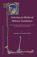 Elgrably-Berzin |  Avicenna in Medieval Hebrew Translation | Buch |  Sack Fachmedien
