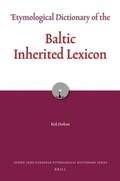 Derksen |  Etymological Dictionary of the Baltic Inherited Lexicon | Buch |  Sack Fachmedien