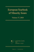 Babes-Blolyai University / Hungarian Academy of Science / University of Glasgow |  European Yearbook of Minority Issues, Volume 17 (2018) | Buch |  Sack Fachmedien