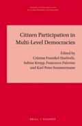 Fraenkel-Haeberle / Kropp / Palermo |  Citizen Participation in Multi-Level Democracies | Buch |  Sack Fachmedien