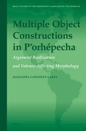 Capistrán |  Multiple Object Constructions in P'Orhépecha | Buch |  Sack Fachmedien