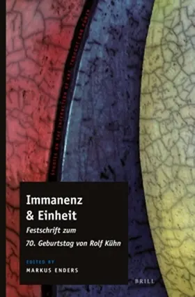 Enders |  Immanenz & Einheit | Buch |  Sack Fachmedien