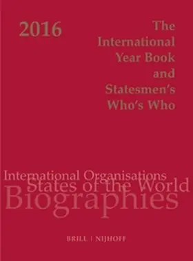 Dilworth / Stuart-Jones |  The International Year Book and Statesmen's Who's Who 2016 | Buch |  Sack Fachmedien