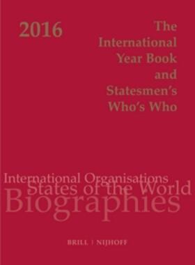 Dilworth / Stuart-Jones | The International Year Book and Statesmen's Who's Who 2016 | Buch | 978-90-04-28924-6 | sack.de