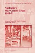 Fitzpatrick / McCormack / Morris |  Australia's War Crimes Trials 1945-51 | Buch |  Sack Fachmedien