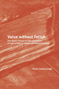 Lange |  Value Without Fetish: Uno K&#333;z&#333;'s Theory of 'Pure Capitalism' in Light of Marx's Critique of Political Economy | Buch |  Sack Fachmedien