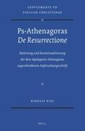 Kiel |  Ps-Athenagoras De Resurrectione | Buch |  Sack Fachmedien