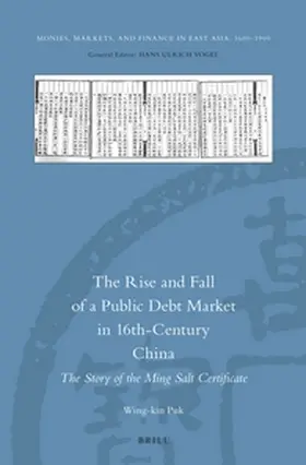 Puk |  The Rise and Fall of a Public Debt Market in 16th-Century China | Buch |  Sack Fachmedien