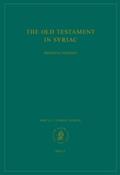  The Old Testament in Syriac According to the Peshi&#7789;ta Version, Part II Fasc. 2. Judges; Samuel | Buch |  Sack Fachmedien