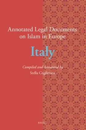 Coglievina |  Annotated Legal Documents on Islam in Europe: Italy | Buch |  Sack Fachmedien