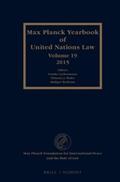 Lachenmann / Röder / Wolfrum |  Max Planck Yearbook of United Nations Law, Volume 19 (2015) | Buch |  Sack Fachmedien