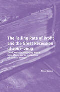 Jones |  The Falling Rate of Profit and the Great Recession of 2007-2009: A New Approach to Applying Marx's Value Theory and Its Implications for Socialist Str | Buch |  Sack Fachmedien