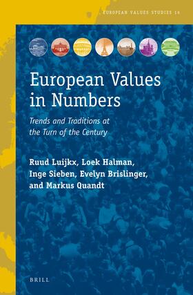 Luijkx / Halman / Sieben |  European Values in Numbers: Trends and Traditions at the Turn of the Century | Buch |  Sack Fachmedien