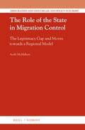 McMahon |  The Role of the State in Migration Control: The Legitimacy Gap and Moves Towards a Regional Model | Buch |  Sack Fachmedien