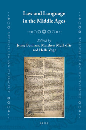 Law and Language in the Middle Ages | Buch | 978-90-04-34267-5 | sack.de