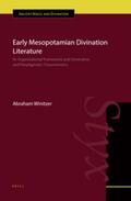 Winitzer |  Early Mesopotamian Divination Literature: Its Organizational Framework and Generative and Paradigmatic Characteristics | Buch |  Sack Fachmedien