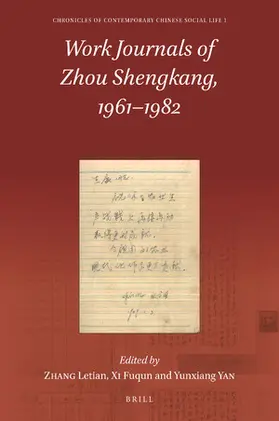 Zhang / Xi / Yan |  Work Journals of Zhou Shengkang, 1961-1982 (2 Vols.) | Buch |  Sack Fachmedien
