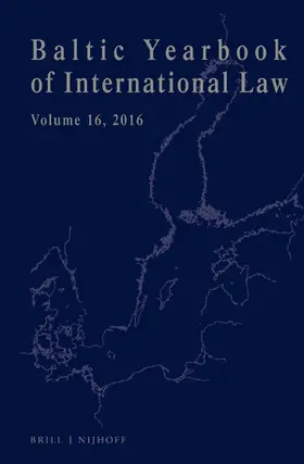  Baltic Yearbook of International Law, Volume 16 (2016) | Buch |  Sack Fachmedien