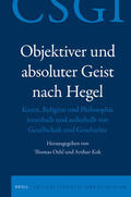 Oehl / Kok |  Objektiver und absoluter Geist nach Hegel | Buch |  Sack Fachmedien