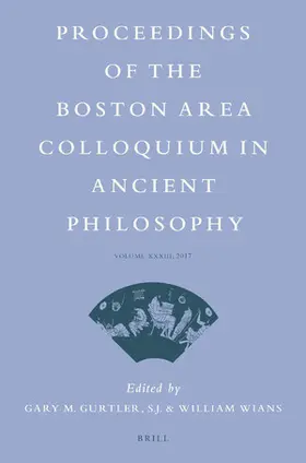 Gurtler / Wians |  Proceedings of the Boston Area Colloquium in Ancient Philosophy | Buch |  Sack Fachmedien