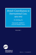 Barrett / Gauci |  British Contributions to International Law, 1915-2015 (Set): An Anthology Set | Buch |  Sack Fachmedien