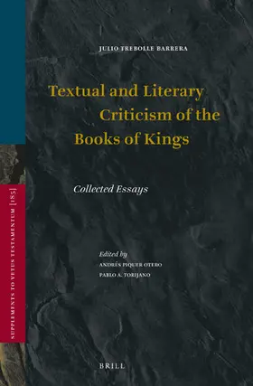 Trebolle Barrera / Piquer Otero / Torijano Morales |  Textual and Literary Criticism of the Books of Kings | Buch |  Sack Fachmedien