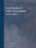 Lee |  Encyclopedia of Public International Law in Asia (3 Vols) | Buch |  Sack Fachmedien