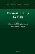  Reconstructing Syntax | Buch |  Sack Fachmedien