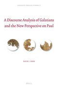 Yoon |  A Discourse Analysis of Galatians and the New Perspective on Paul | Buch |  Sack Fachmedien